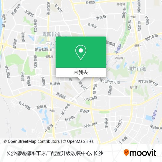 长沙德锐德系车原厂配置升级改装中心地图