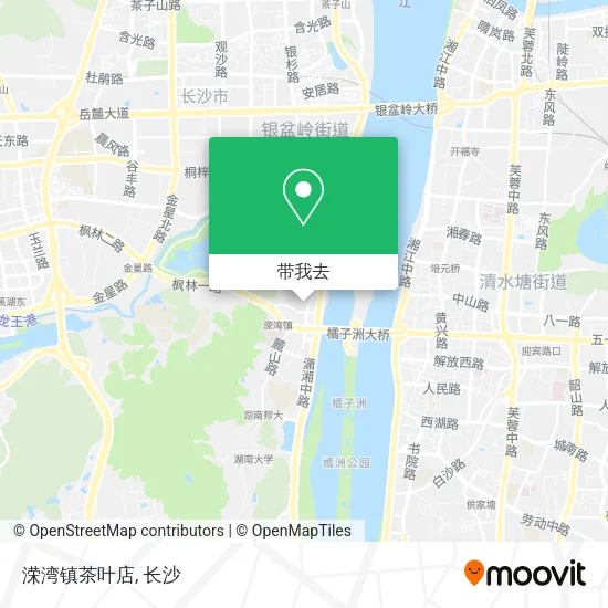 溁湾镇茶叶店地图