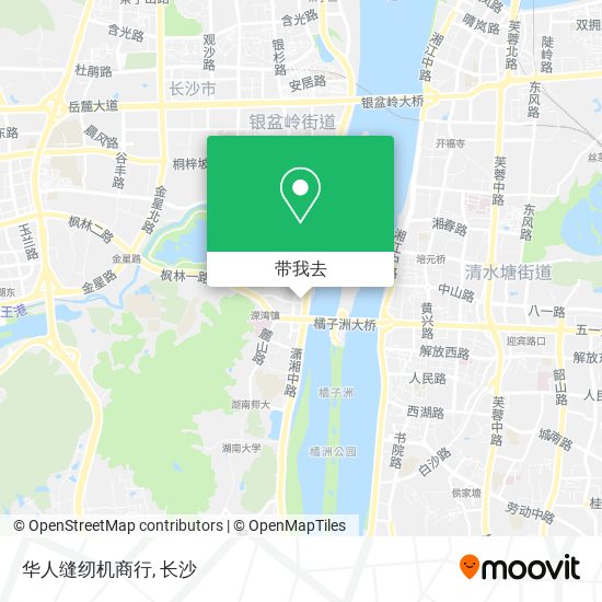 华人缝纫机商行地图