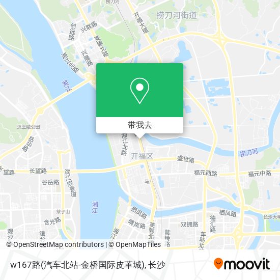 w167路(汽车北站-金桥国际皮革城)地图