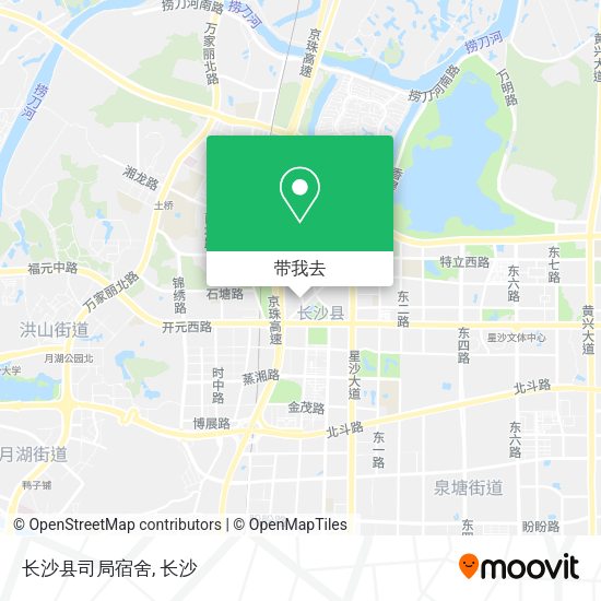 长沙县司局宿舍地图