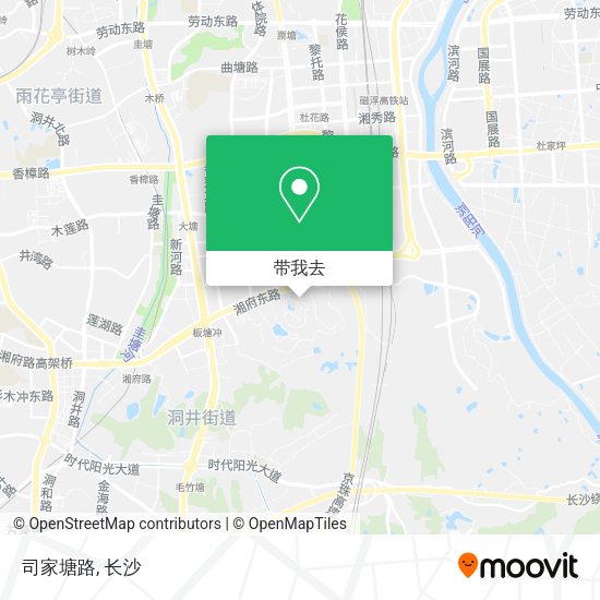 司家塘路地图