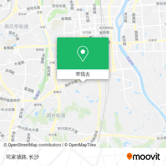 司家塘路地图