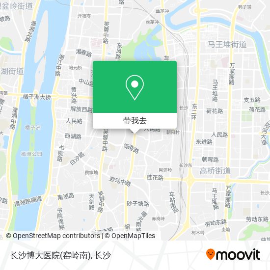 长沙博大医院(窑岭南)地图