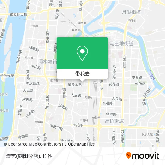 潇艺(朝阳分店)地图