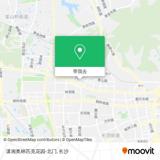 潇湘奥林匹克花园-北门地图