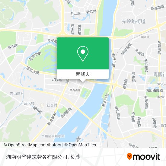 湖南明华建筑劳务有限公司地图