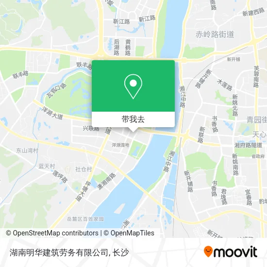 湖南明华建筑劳务有限公司地图