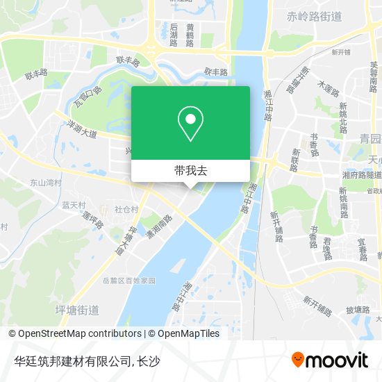 华廷筑邦建材有限公司地图
