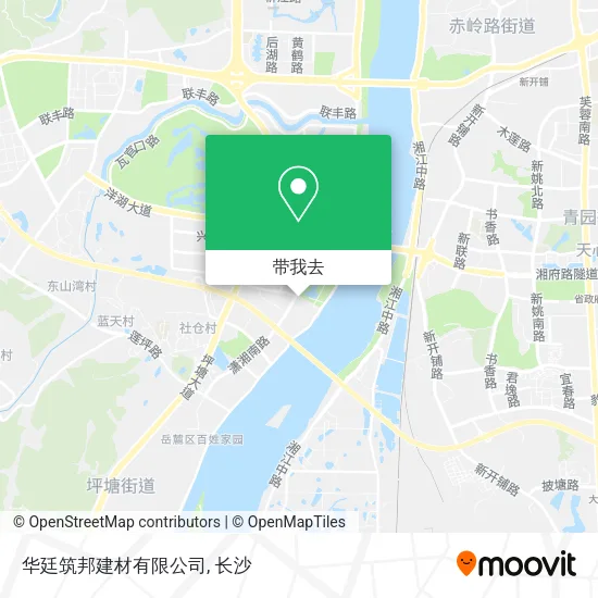 华廷筑邦建材有限公司地图