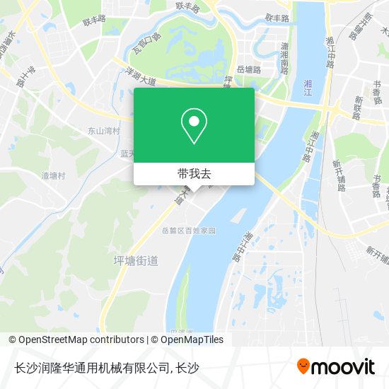 长沙润隆华通用机械有限公司地图