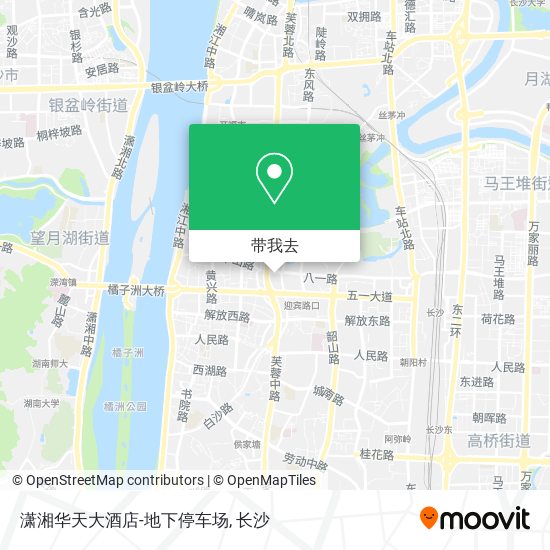 潇湘华天大酒店-地下停车场地图
