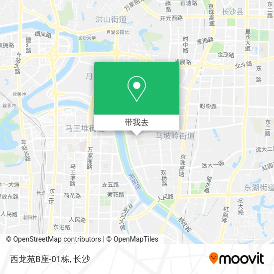 西龙苑B座-01栋地图