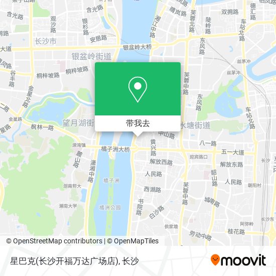 星巴克(长沙开福万达广场店)地图