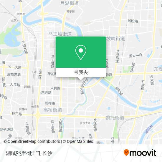 湘域熙岸-北1门地图