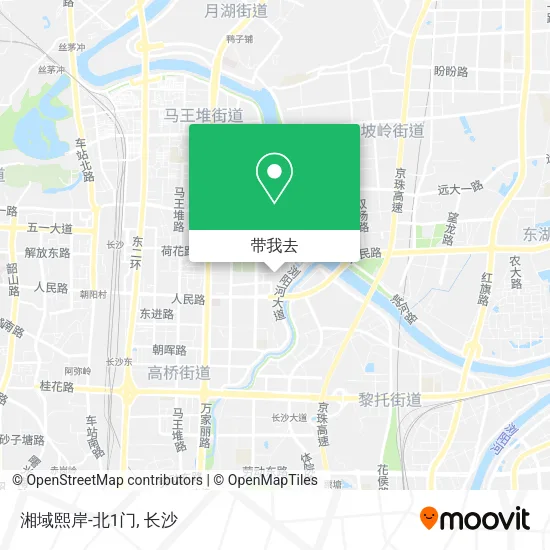 湘域熙岸-北1门地图