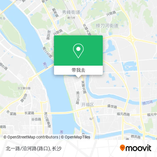 北一路/沿河路(路口)地图