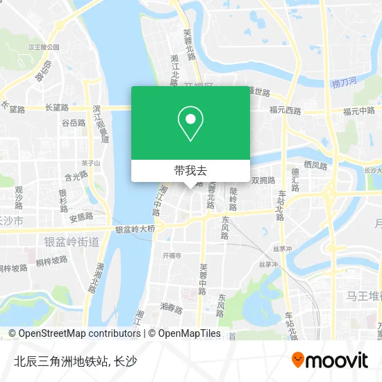 北辰三角洲地铁站地图