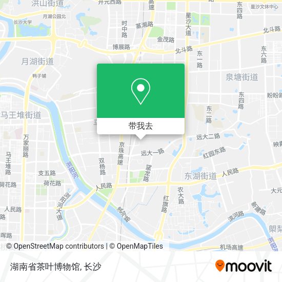 湖南省茶叶博物馆地图