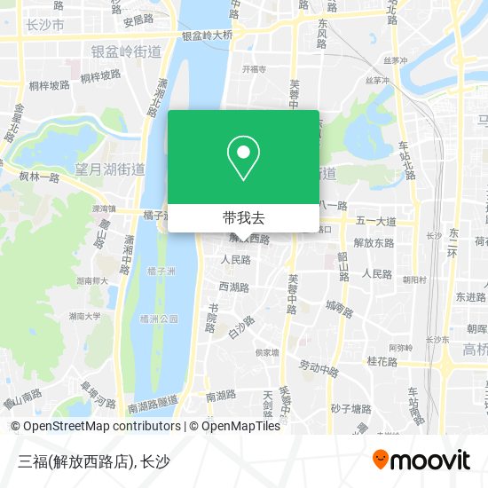 三福(解放西路店)地图