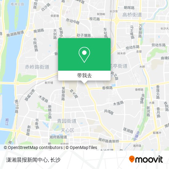 潇湘晨报新闻中心地图