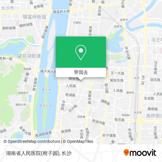 湖南省人民医院(柑子园)地图