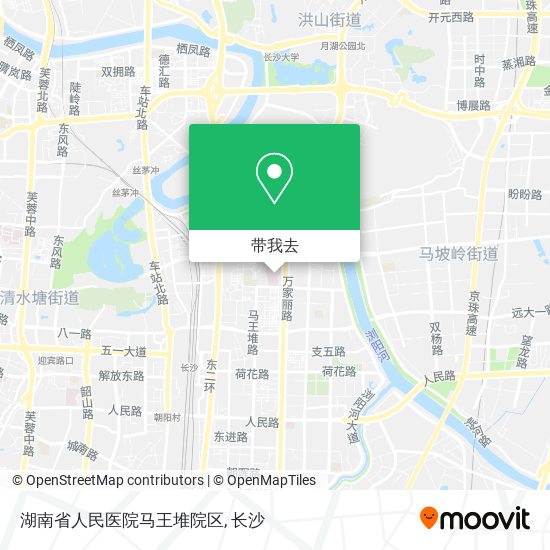 湖南省人民医院马王堆院区地图