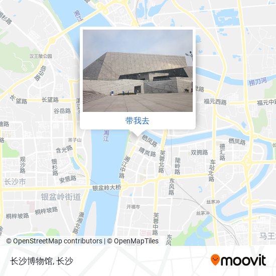 长沙博物馆地图