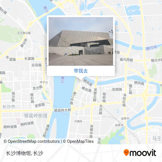 长沙博物馆地图