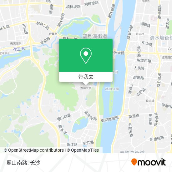 麓山南路地图