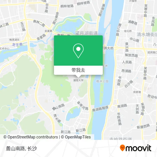 麓山南路地图