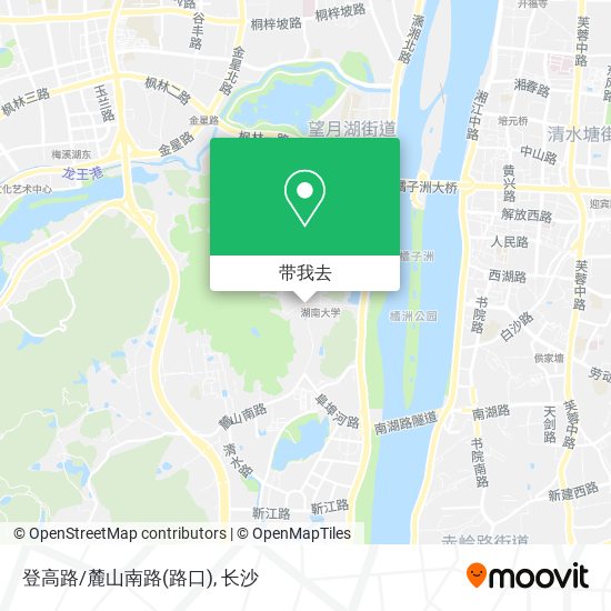 登高路/麓山南路(路口)地图
