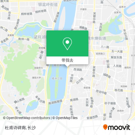 杜甫诗碑廊地图