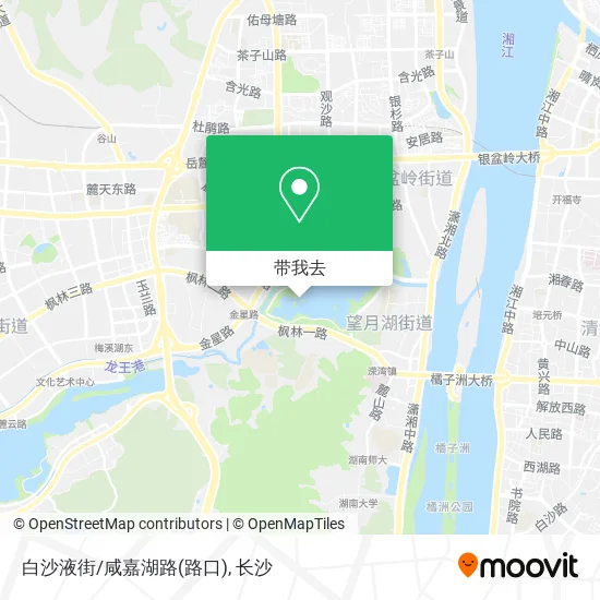 白沙液街/咸嘉湖路(路口)地图