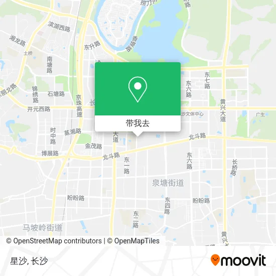 星沙地图