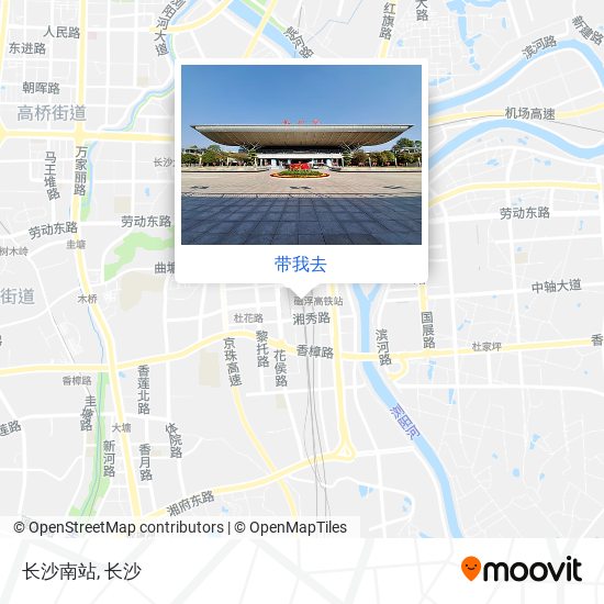 长沙南站地图