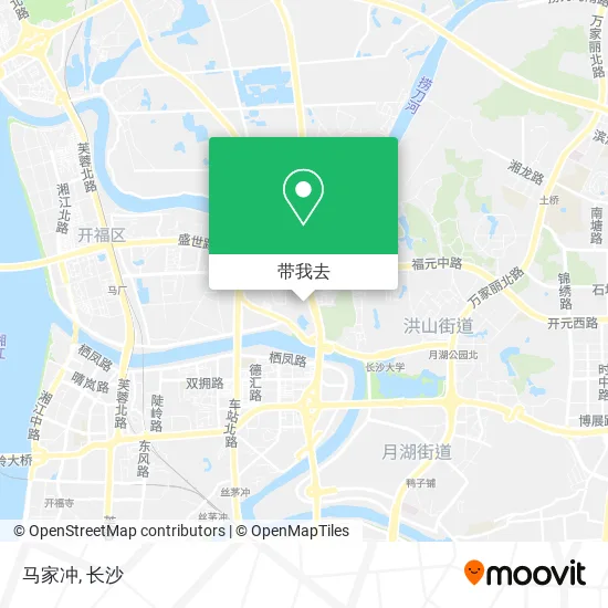 马家冲地图
