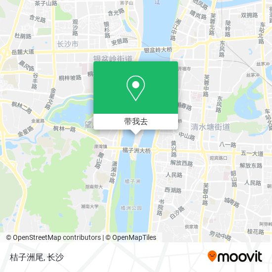 桔子洲尾地图