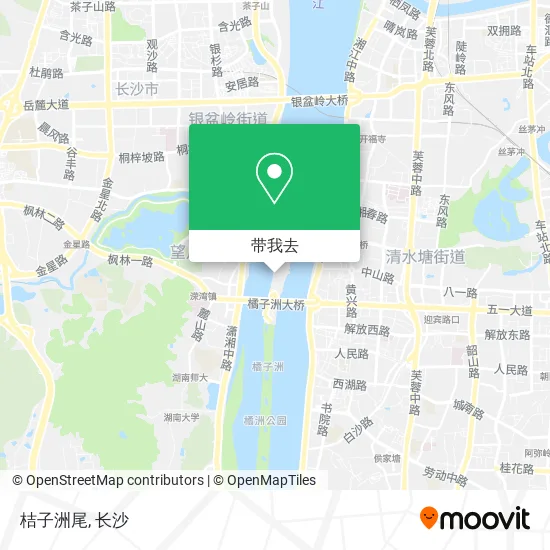 桔子洲尾地图