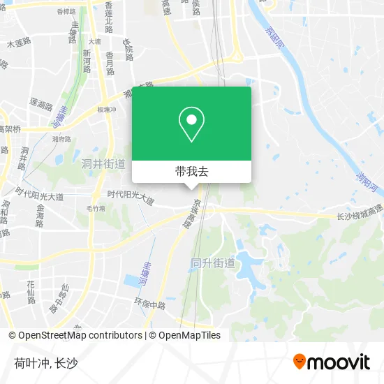 荷叶冲地图