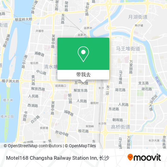 Motel168 Changsha Railway Station Inn地图