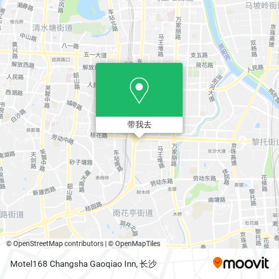 Motel168 Changsha Gaoqiao Inn地图