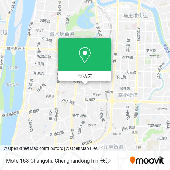 Motel168 Changsha Chengnandong Inn地图