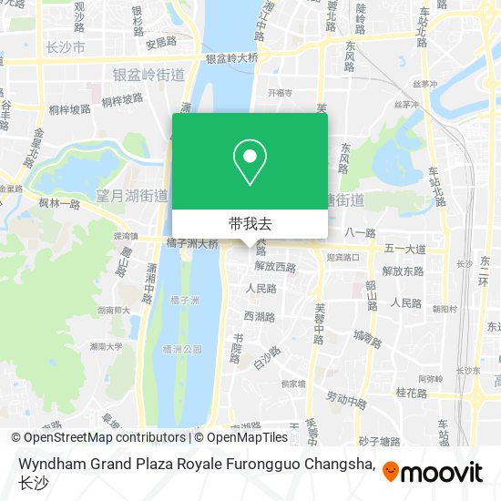 Wyndham Grand Plaza Royale Furongguo Changsha地图