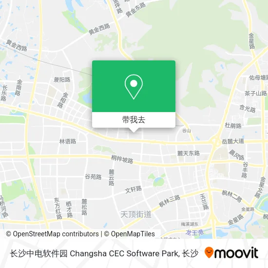 长沙中电软件园 Changsha CEC Software Park地图