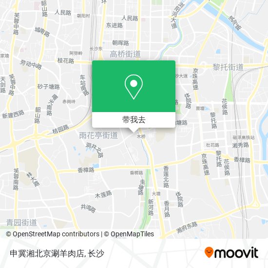 申冀湘北京涮羊肉店地图