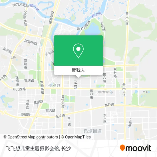 飞飞想儿童主题摄影会馆地图