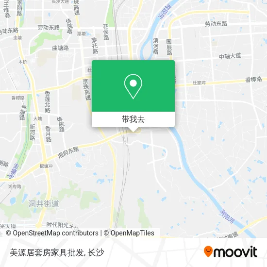 美源居套房家具批发地图