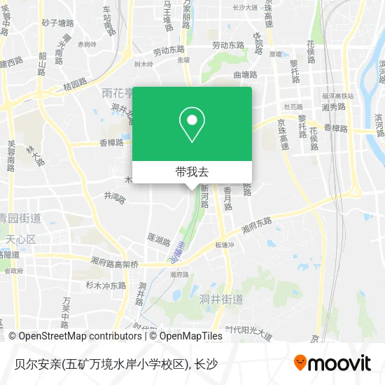 贝尔安亲(五矿万境水岸小学校区)地图