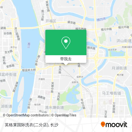 英格莱国际洗衣(二分店)地图